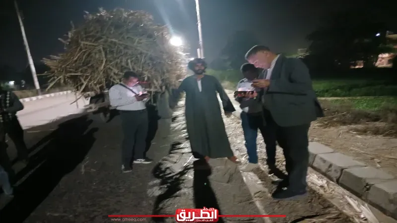 ضبط 12 مقطورة مخالفة خلال حملة ليلية بقوص في قنا