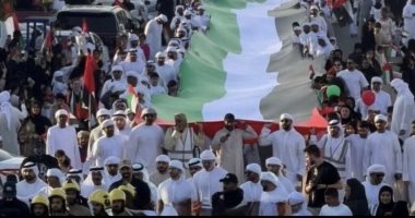 الإمارات: مسيرة العلم ضمن فعالية "فخورين بالإمارات" فى أم القيوين