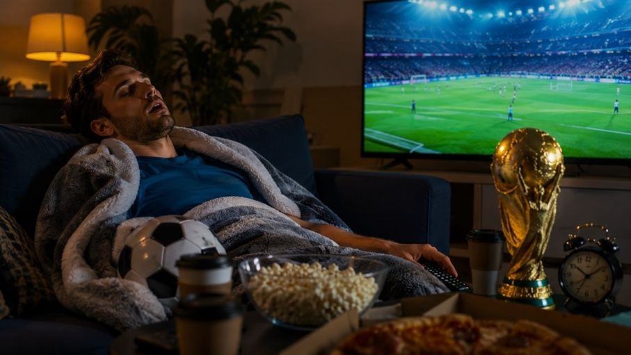 4 من كل 5 مشجعين مستعدون للتضحية بالنوم من أجل كأس العالم