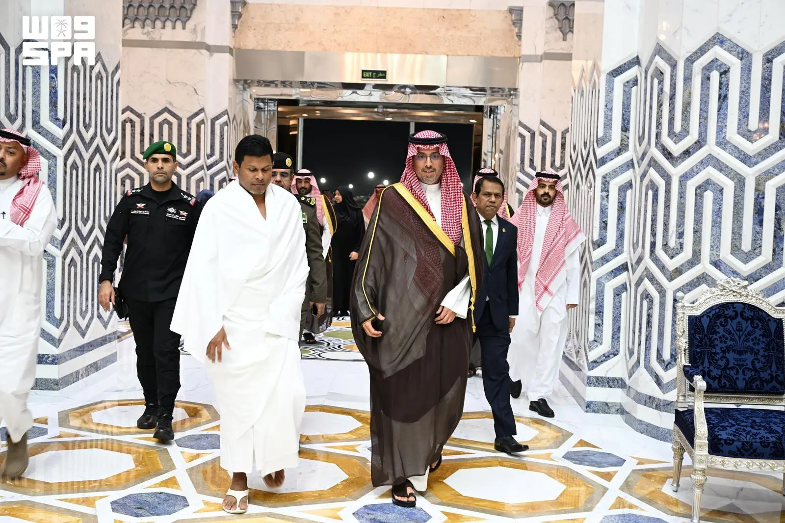 نائب رئيس المالديف يصل إلى جدة