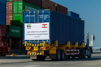 الإمارات تقدم مساعدات إنسانية إلى لبنان.. بتوجيهات من رئيس الدولة