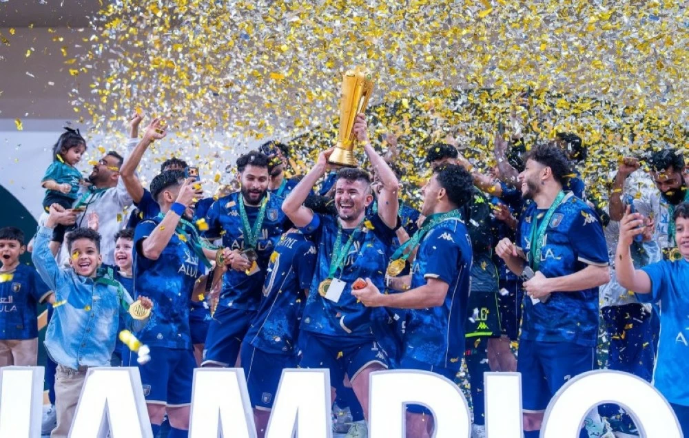 العُلا يتوج بكأس السوبر السعودي للصالات