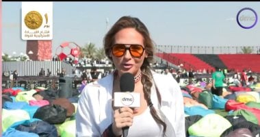 الجماهير تملأ الـ Fan Zone بالعاصمة الجديدة استعدادا لمواجهة أستراليا