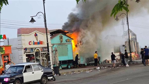 السيطرة على حريق بمنطقة الاستاد في طنطا