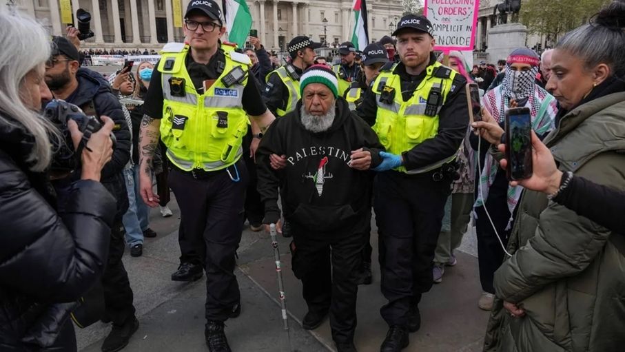 شرطة لندن توقف 523 متظاهرا مؤيدا لفلسطين