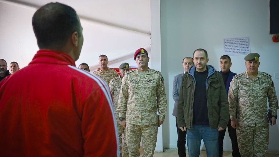 الأمير حسين ميرزا يزور مديرية الاتحاد الرياضي العسكري