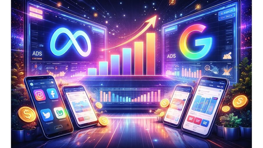 "ميتا" تتجه لتجاوز "غوغل" في سوق الإعلانات الرقمية