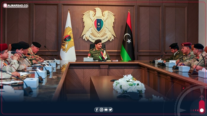 الفريق صدام حفتر يتابع بالقيادة العامة استعدادات أكبر مناورة عسكرية في ليبيا