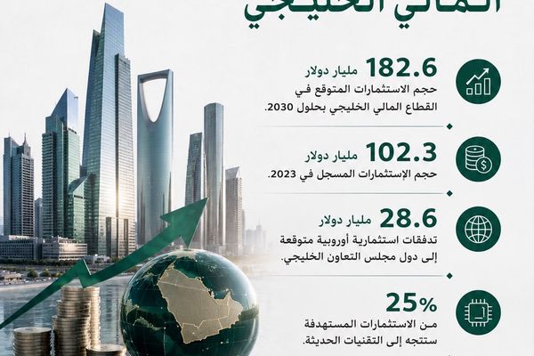 استثمارات مالية خليجية تتجاوز 182 مليار دولار