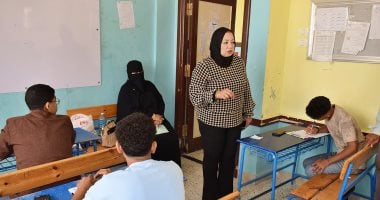 مدير تعليم جنوب سيناء تتفقد لجان الامتحانات بعدد من المدارس