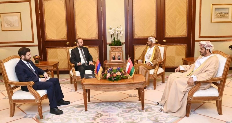 سلطنة عمان وأرمينيا تشتعرضان علاقات الصداقة والتعاون .. ومذكرة تفاهم في شأن المشاورات السياسية