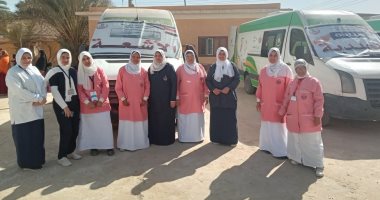فحص 1100 حالة وتقديم 3400 خدمة طبية لأهالى قرى الفشن ببنى سويف