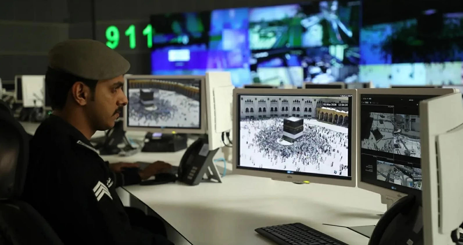 «911».. عونٌ وسندٌ لضيوف الرحمن