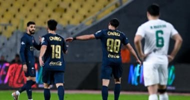 ناصر منسى يسجل هدفا رائعا للزمالك أمام المصرى والنتيجة 3
