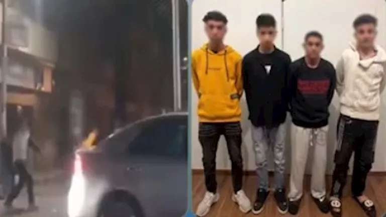 أمن الغربية يضبط 4 شباب أثاروا الذعر في شوارع طنطا