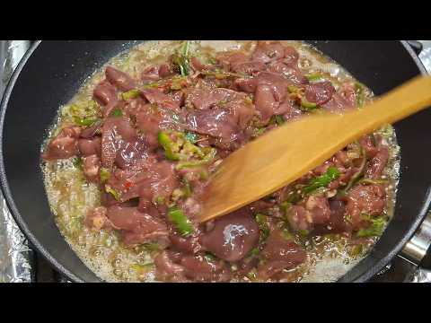 كبدة فراخ بطريقة بسيطة ورائعة
