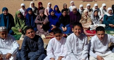 مدرسة الشهيد مصطفى منصور فى بلبيس تنظم احتفالية للطلاب بقدوم شهر رمضان