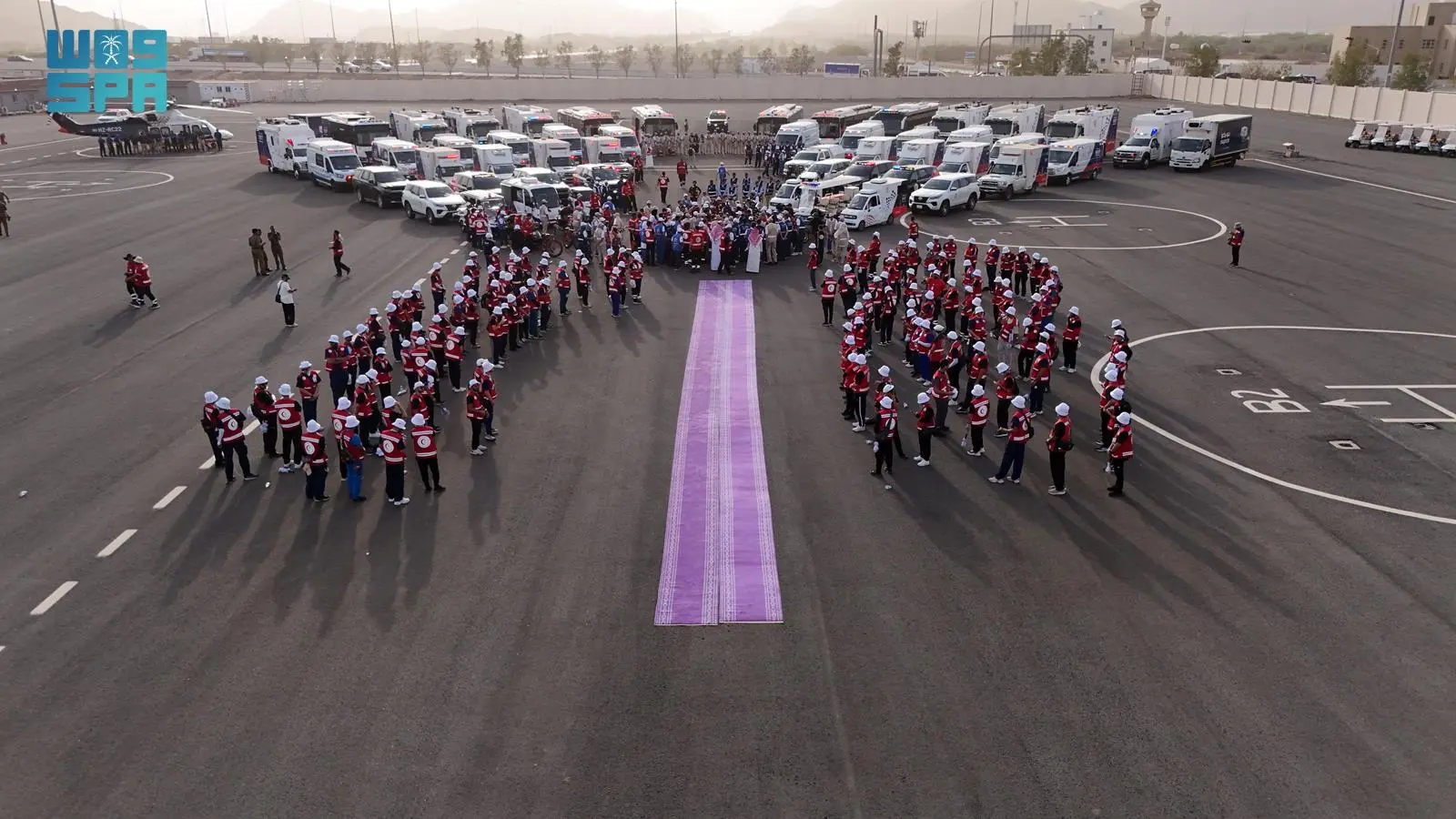 الهلال الأحمر يرفع جاهزيته الإسعافية لخدمة ضيوف الرحمن في حج 1447