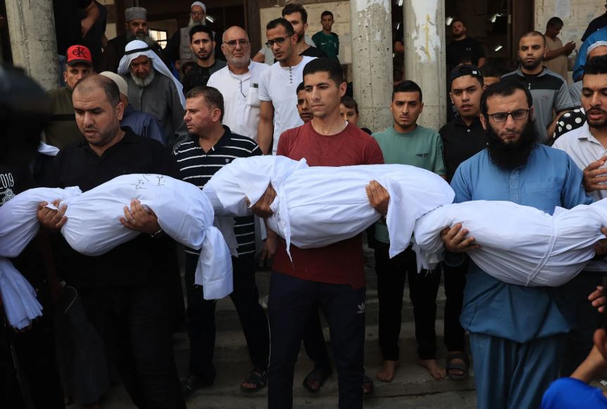 3 شهداء وعدة مصابين في غارة للاحتلال على محيط مستشفى شمال غزة