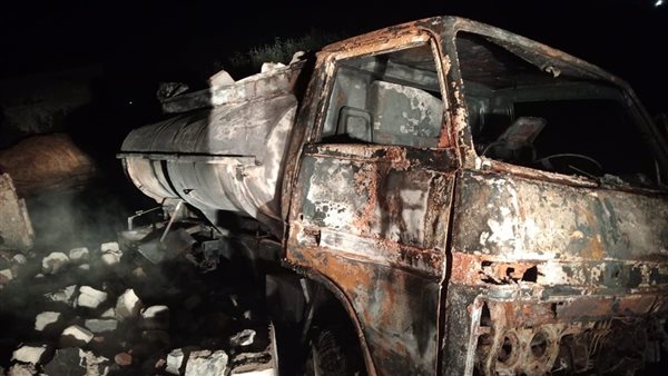 مصرع وإصابة 6 أشخاص في حريق هائل بمحطة وقود بالبحيرة (صور)