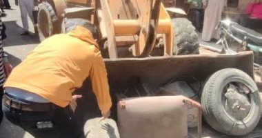حملة مكثفة لرفع إشغالات الشوارع وإعادة الانضباط المروري بمدينة دمياط