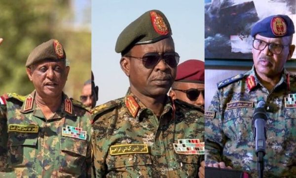 البرهان يعفي نائبه ومساعديه في قيادة الجيش السوداني .. أعاد تعيين كباشي وجابر وميرغني مساعدين له