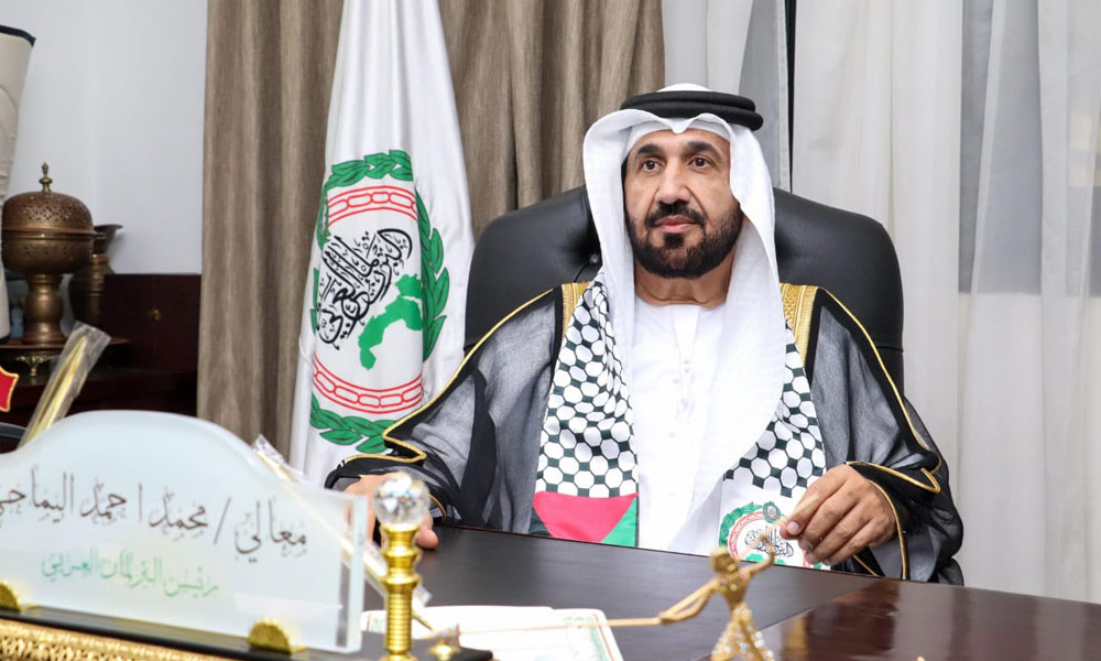 رئيس البرلمان العربي يدين مجددا الاعتداءات الإيرانية المتكررة على دول عربية