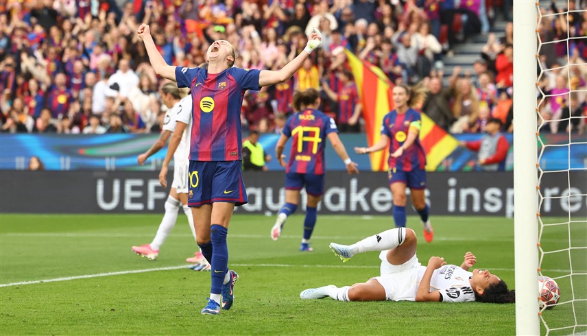 بمجموع "درزن" من الأهداف.. سيدات برشلونة يكررن "الستة" في شباك ريال مدريد