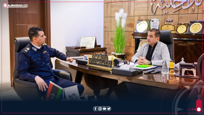 أبوزريبة يتابع مع مدير أمن الجبل الأخضر الخطة الأمنية لرمضان وعيد الفطر