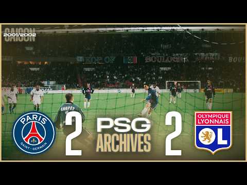 PSG - Lyon 2001 : PREMIER BUT À PARIS POUR RONALDINHO !