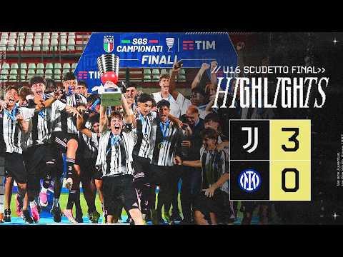 UNDER 16 BACK-TO-BACK CHAMPIONS 🔥🏆 | Juventus 3-0 Inter