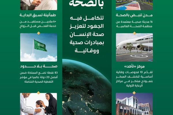تزامنًا مع يوم الصحة العالمي.. "الصحة" تستعرض مؤشرات تقدّم الصحة العامة في المملكة