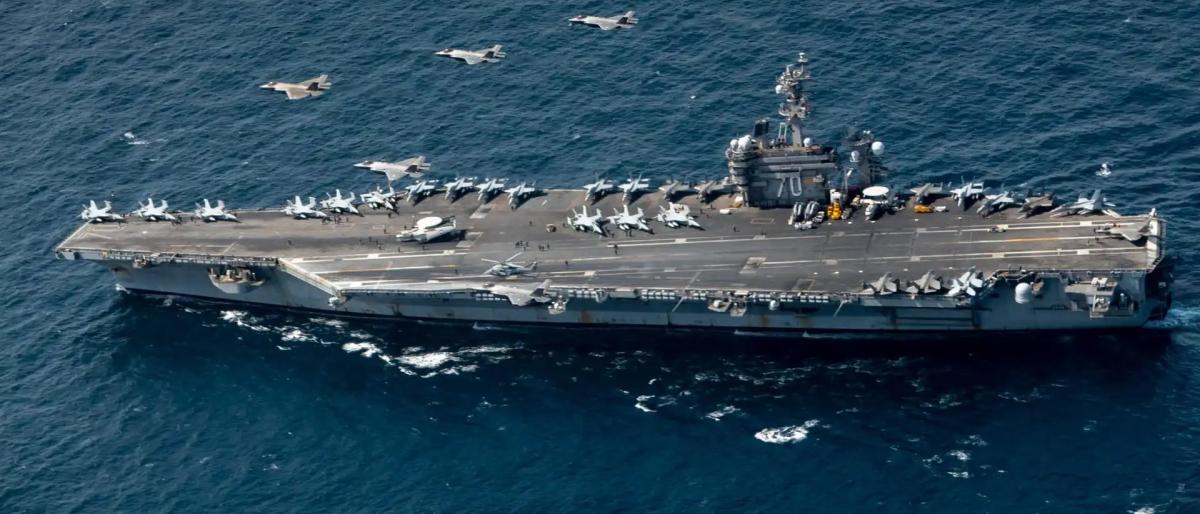 أكبر حاملة طائرات في العالم في طريقها إلى الشرق الأوسط