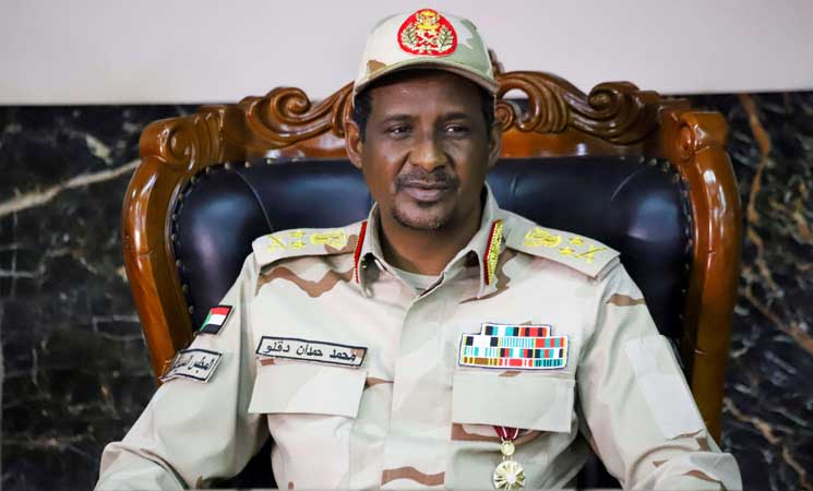 حكم غيابي بإعدام قائد قوات الدعم السريع في السودان