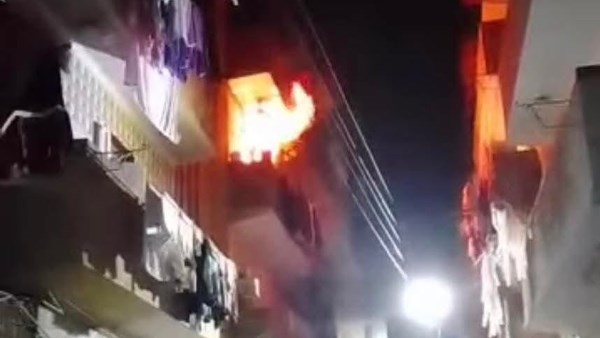 ندب المعمل الجنائي لفحص نشوب حريق شب في شقة سكنية بالقليوبية