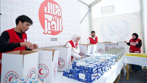 "التضامن": "المطبخ الرمضاني" للهلال الأحمر بالشيخ زويد يقدم مليون وجبة للفلسطينيين بغزة