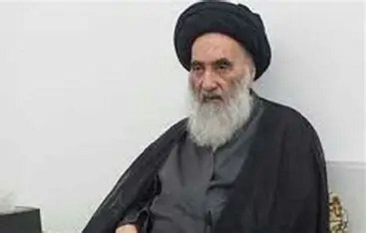السيد السيستاني: الحرب المنفردة بمعزل عن مجلس الامن بحق دولة عضو في الامم المتحدة بادرة خطيرة جداً وتنذر بنتائج بالغة السوء على المستويين الإقليمي والدولي