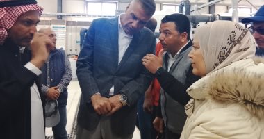 محافظ جنوب سيناء يتفقد محطة تحلية مياه البحر الجديدة بطابا