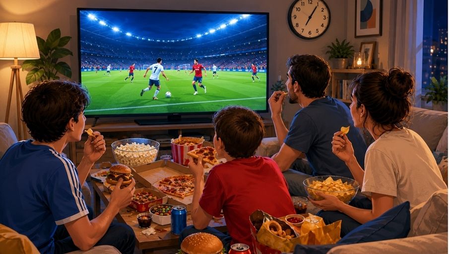 "المونديال" على المائدة.. حينما يصبح السهر بوابة للأكل المفرط