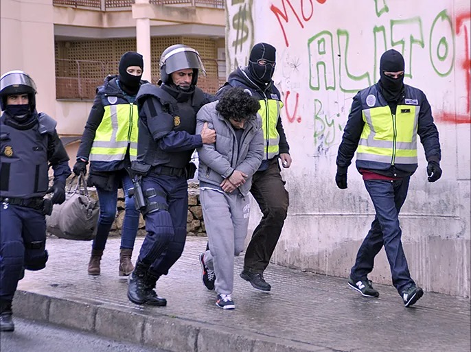 مليلية المحتلة: توقيف 6 أشخاص في عملية ضد “الإرهاب الجهادي”