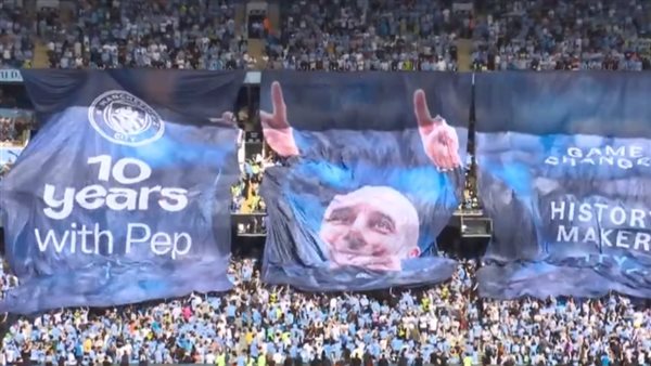جماهير مانشستر سيتي تودع جوارديولا في ليلة مؤثرة (فيديو)