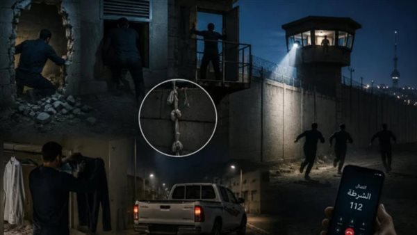 أحدهم أبلغت عنه والدته، لحظة سقوط مساجين الكويت الهاربين على طريقة أفلام هوليوود (فيديو)