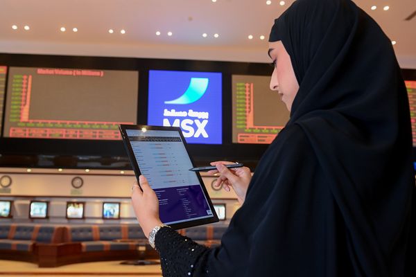 مؤشرُ بورصة مسقط يرتفع 143 نقطة في تداولات الأسبوع الماضي