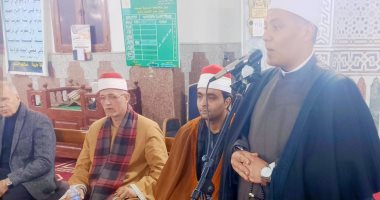أمسية دينية وابتهالات بمسجد سيدى عمر بقرية شنو بكفر الشيخ