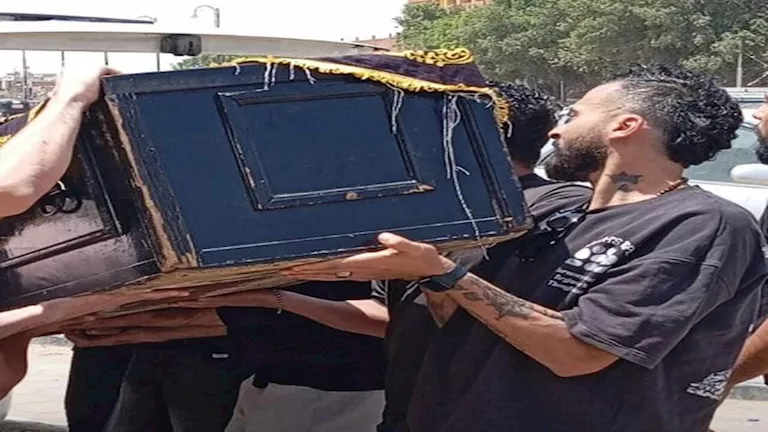 10 صور من تشييع جنازة والدة إبراهيم سعيد