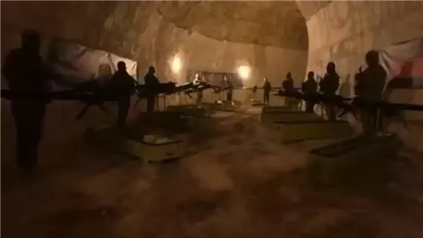 فصيل عراقي مسلح يستعرض ترسانته الصاروخية للدفاع عن إيران (فيديو)