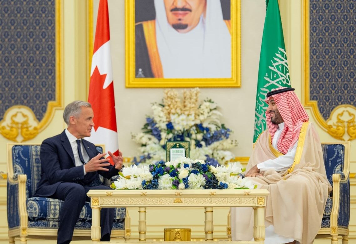 ولي العهد ورئيس الوزراء الكندي يبحثان تعزيز العلاقات وفرص التعاون بمختلف المجالات