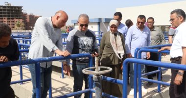 رئيس مياه الفيوم يتابع الأعمال النهائية لمحطة قحافة المطورة