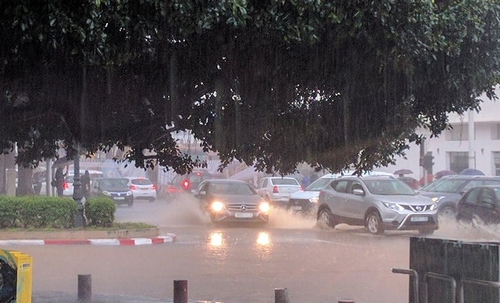 مقاييس التساقطات المطرية المسجلة خلال 24 ساعة الماضية