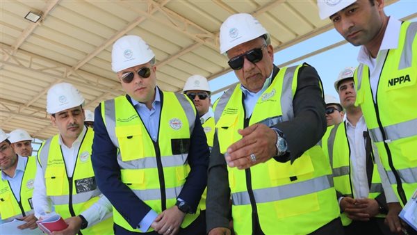 وزير الكهرباء يشهد مراسم استقبال وعاء ضغط المفاعل للوحدة النووية الثانية بمحطة الضبعة
